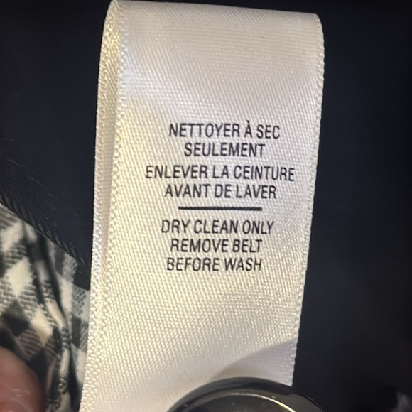 NWT CHIC BY JACOB WOMENS TRENCH COAT SIZE P/S BLACK - Picture 7 of 11